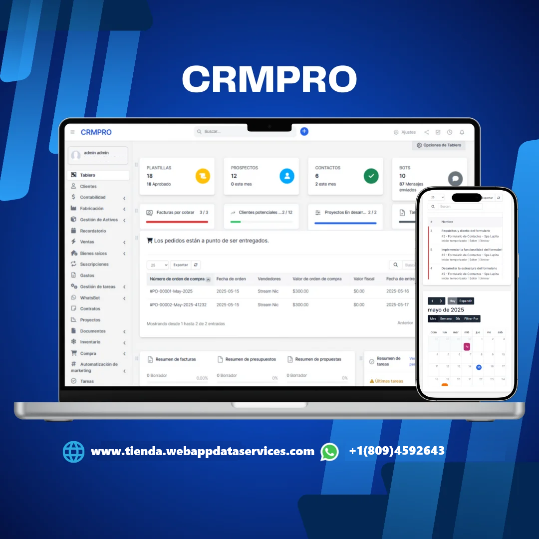 CRMPRO - Potente CRM Para Cualquier Negocio